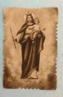 Holy Card, Santino. Maria Auxilium Christianorum. Ed. EB 232, 60x 39mm. On The Back Questa A Mia Madre. - Devotion Images