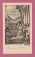 Holy Card, Santino-Morte E Funerali Di S. Antonio. Imprimatur Mediolani, 12.Martii.1930- Ed. Messaggero Di San Antonio, - Images Religieuses