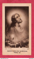 Santini, Holy Cards- Suscipe Pater Hoc Sacrificium- Ed SPES N° 447. Dim. 150x 61mm. - Images Religieuses