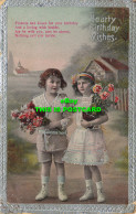 R603597 Hearty Birthday Wishes. Flowers And Kisses For Your Birthday. 1922 - Mondo