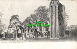 R601447 York. St. Marys Abbey From S. W. 1903 - Monde