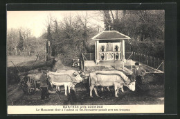 CPA Bartrès, Le Monument élevé à L`endroit Où Ste-Bernadette Passait Avec Son Troupeau  - Sonstige & Ohne Zuordnung