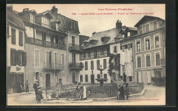 CPA Bagnères-de-Bigorre, Place Et Fontaine D`Albret  - Sonstige & Ohne Zuordnung