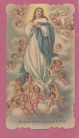 Holy Card, Santino-Immacolata Concezione- Con Approvazione Cclesiastica- Ed. GN  N° 3058 - Dim.  107x 58mm - Devotieprenten