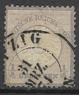 GERMANIA REICH IMPERO 1872 GRANDE SCUDO SULL' AQUILA  UNIF.13  USATO VF - Gebruikt