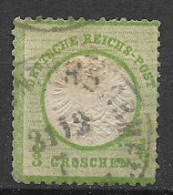 GERMANIA REICH IMPERO 1872 GRANDE SCUDO SULL' AQUILA  UNIF.14  USATO VF - Gebruikt