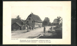 CPA Uberstrass, Campagne D`Alsace 1914-15, Centre Du Village  - Autres & Non Classés