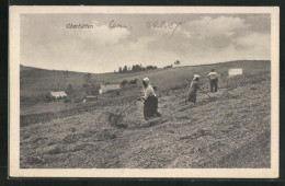 CPA Oberhütten, Bauern Auf Dem Feld  - Otros & Sin Clasificación