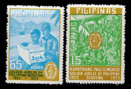 FIL-04- PHILIPPINES - 1973 - MNH -SCOUTS- GOLDEN JUBILEE OF PHILIPPINE SCOUTING - Philippines