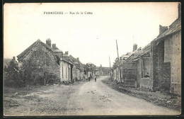 CPA Ferrières, Rue De La Ceuse  - Autres & Non Classés