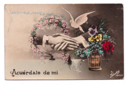 ACUÉRDATE DE MI // MOTIVO FLORAL // 1929 - Other & Unclassified