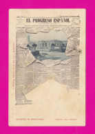 Recuerdo De Montevideo. Hospital Asilo Espanol. Newspaper, Giornale, Diario El Progreso Espanol- - Uruguay