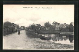 CPA Blargies-Belleville, Place De Belleville  - Other & Unclassified