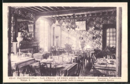 CPA Fleurines, Forêt D`Halatte, Le Vieux Logis, Hôtel-Restaurant Chausson, Intérieur De La Grande Salle à Manger  - Autres & Non Classés