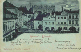 73974354 Litomysl_Leitomischl_CZ Ortszentrum Schloss Im Mondschein - Tsjechië