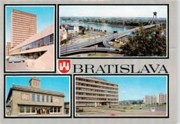 73943030 Bratislava_Pressburg_Pozsony_SK Hotel Stadtpanorama Donaubruecke Hochha - Slowakije