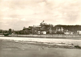 73942999 Trencin_Trentschinteplitz_SK Blick Ueber Die Waag Zur Burg - Slowakije