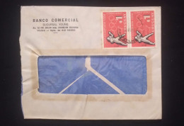 C) 1964, URUGUAY. INTERNAL MAIL, COMMERCIAL BANK DOUBLE OLYMPICS BOXING STAMP - Uruguay