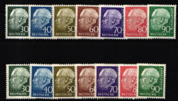 BRD DS Heuss II 259-265 V U. W Postfrisch Bundesrepublik Deutschland #JJ615 - Andere & Zonder Classificatie