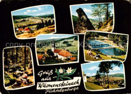 73863209 Warmensteinach Panorama Teilansichten Kirche Freibad Warmensteinach - Andere & Zonder Classificatie