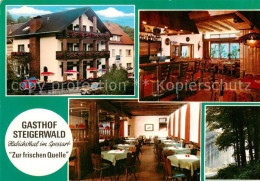 73863104 Frammersbach Restaurant Cafe Steigerwald Gastraeume Bar Frammersbach - Sonstige & Ohne Zuordnung