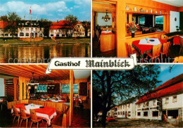 73863101 Marktheidenfeld Gasthof Mainblick Gastraeume Marktheidenfeld - Sonstige & Ohne Zuordnung