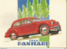 AT / Revue Ancienne PUBLICITAIRE Technique AUTOMOBILE DYNA PANHARD Voiture Sport Auto Fac Similé Collection - Publicités