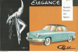 AT / Revue Ancienne PUBLICITAIRE Technique AUTOMOBILE Elégance PANHARD Voiture Sport Auto Fac Similé Collection - Publicidad