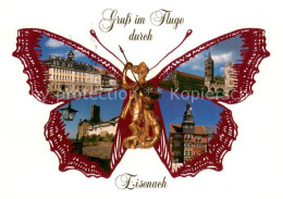 73755483 Eisenach Stadtschloss Nikolaitor Und Kirche Wartburg Rathaus  - Eisenach