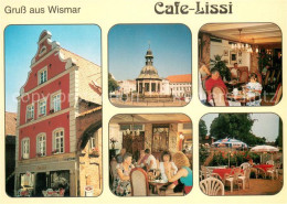 73755481 Wismar Mecklenburg Wasserkunst Am Markt Cafe Lissi Gaststube Terrasse W - Wismar