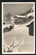 AK Gaschurn I. Montafon, Alpengasthof Edelweiss Im Winter  - Other & Unclassified