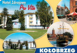 73755445 Kolobrzeg Kolberg Ostseebad Hotel Zdrojowy Pro Vita Marktplatz Segelsch - Polonia