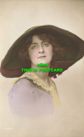 R603498 Woman With Big Hat. Rotary Photo. British Beauty. RP - Welt