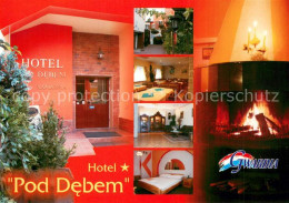 73755339 Zielona Gora Gruenberg Hotel Pod Debem Gastraeume Zimmer Kamin  - Pologne