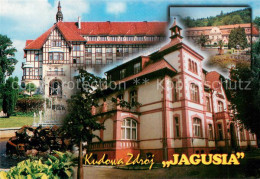 73755335 Kudowa-Zdroj Bad Kudowa Niederschlesien Jagusia Rathaus Kurhaus  - Pologne