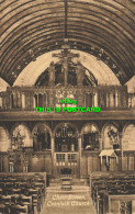 R603937 Crantock Church. Choir Screen. Valentines Series. 1922 - Wereld