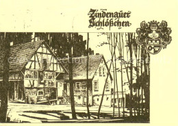 73755253 Steinau Odenwald Wald Cafe Restaurant Zindenauer Schloesschen Zeichnung - Other & Unclassified