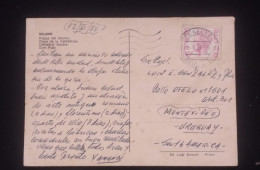 C) 1980, BELGIUM, AIR MAIL SENT TO MONTEVIDEO URUGUAY XF. - Uruguay