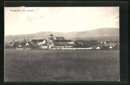 AK Rozmital, Blick über Weiden Auf Den Ort  - Tsjechië