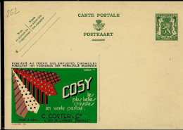 Publibel Neuve N° 262 ( Cravates COSY  - C. Coster Bruxelles) - Werbepostkarten