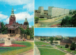 73598345 Szczecin Stettin Kirche Denkmal Wohnsiedlung Hochhaeuser Szczecin Stett - Pologne