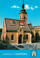 73598116 Zagreb Kirche Des Heiligen Markus Zagreb - Croatia