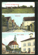 AK Crumstadt, Philipps Hospital, Kaiserstrasse, Kirche Und Rathaus  - Autres & Non Classés