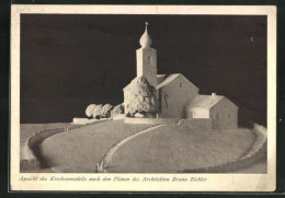 AK Bad Wiessee, Model Der Ev. Kirche Auf Dem Kirschbaumhügel  - Bad Wiessee