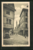 AK Mainz A. Rh., Augustinerstrasse, Blick Auf Den Dom  - Mainz