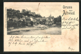 AK Altwied, Blick Auf Ruine Und Kirche  - Sonstige & Ohne Zuordnung