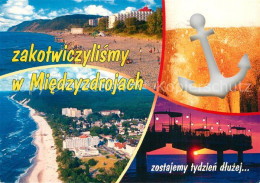 73597722 Miedzyzdroje Strand Hotels Seebruecke Anker Fliegeraufnahme Miedzyzdroj - Polonia