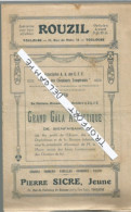 PG / Vintage // PROGRAMME Ancien  GALA ARTISTIQUE TOULOUSE  CHEMINOTS // Théâtre Music Hall - Programmes