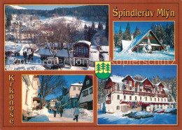 73597183 Spindleruv Mlyn Spindlermuehle Teilansichten Hotel Berghuette Winterlan - Tsjechië