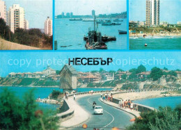 73597160 Nessebar Nessebyr Nessebre Panorama Hafen Strand Hochhaeuser  - Bulgarien